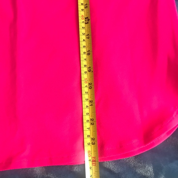 INC HOT PINK Cold Shoulder Blouse - Runs Big! - Picture 6 of 9